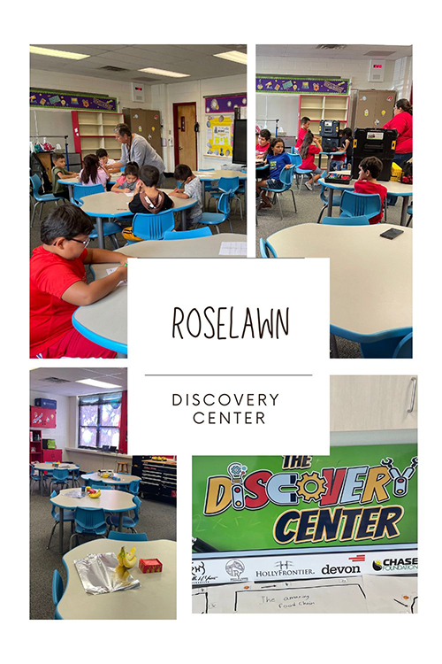 Photo collage of Roselawn's Discovery Center